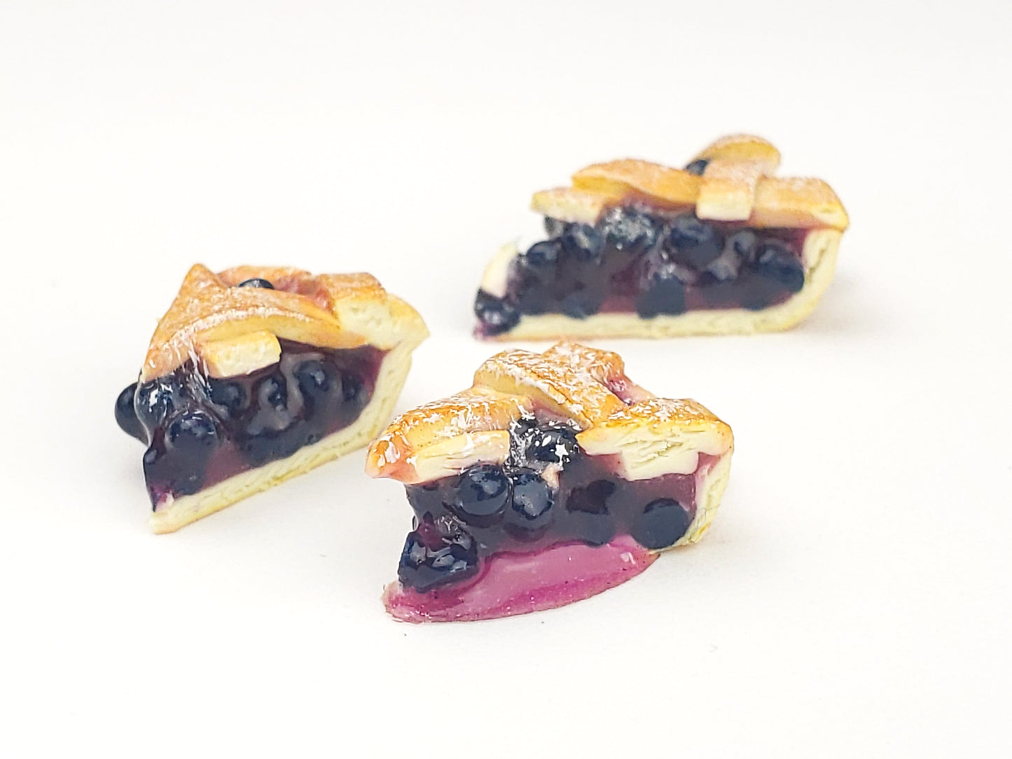 Blueberry Pie Slice Charm