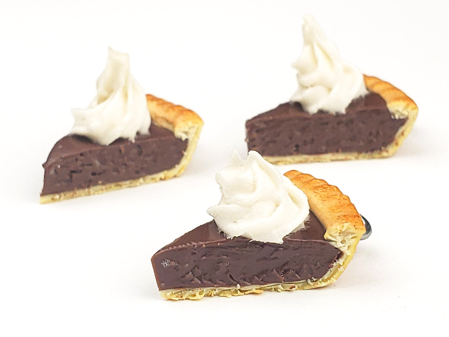 Chocolate Cream Pie Slice Charm