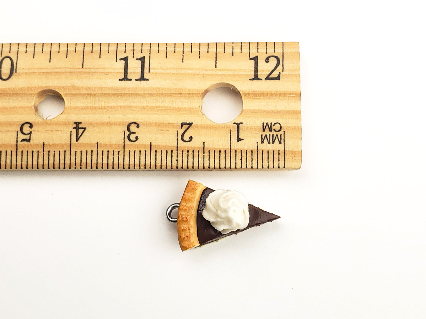 Chocolate Cream Pie Slice Charm