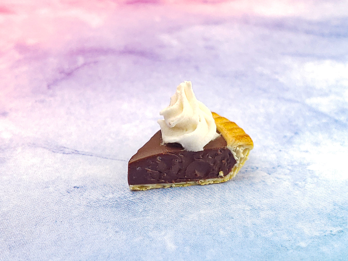Chocolate Cream Pie Slice Charm