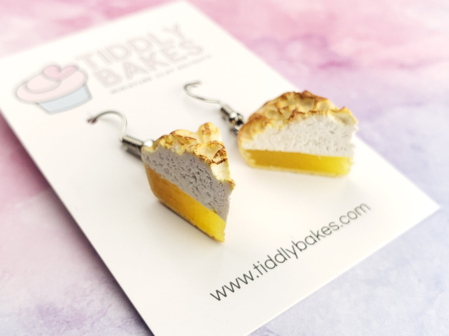 Lemon Meringue Pie Earrings