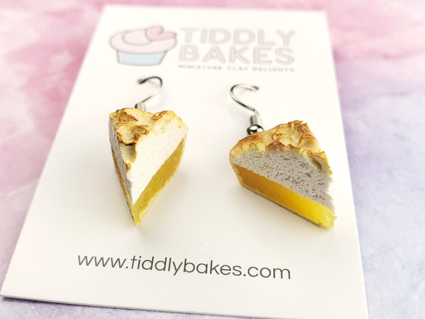 Lemon Meringue Pie Earrings