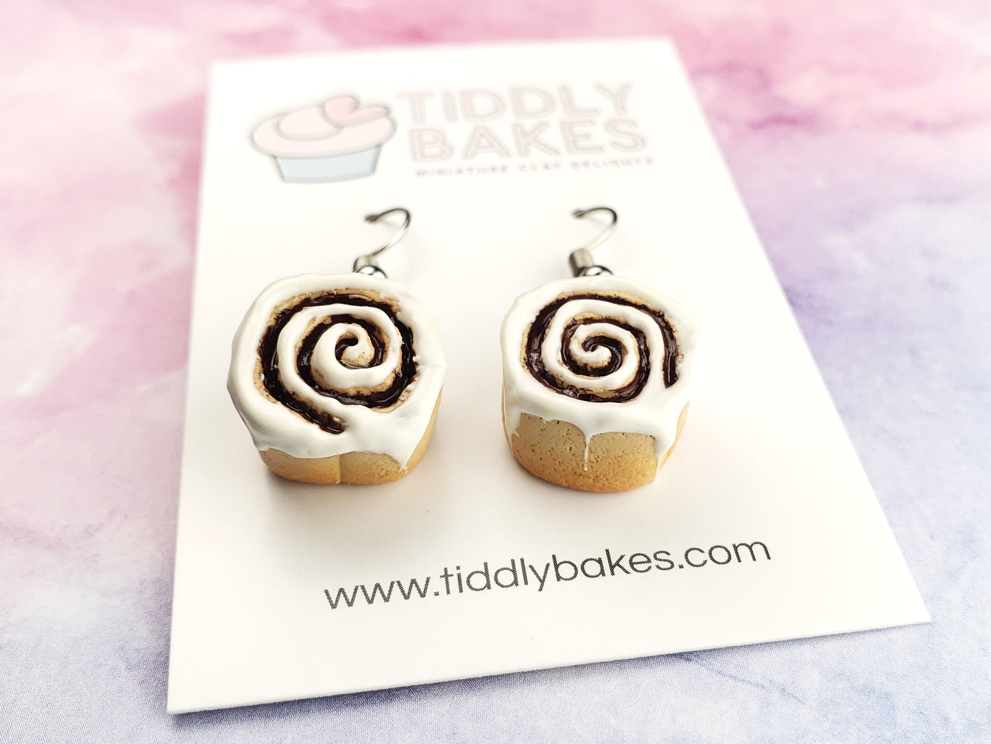 Cinnamon Roll Earrings