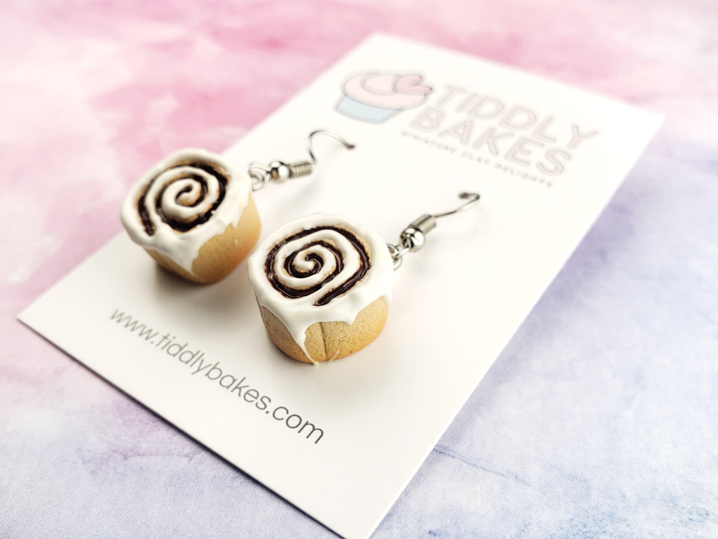 Cinnamon Roll Earrings
