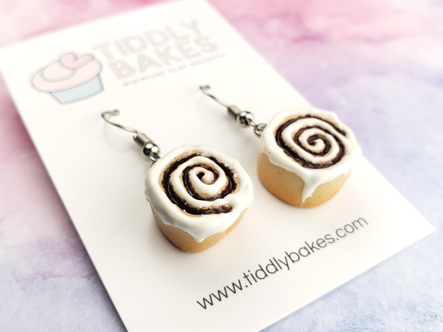 Cinnamon Roll Earrings