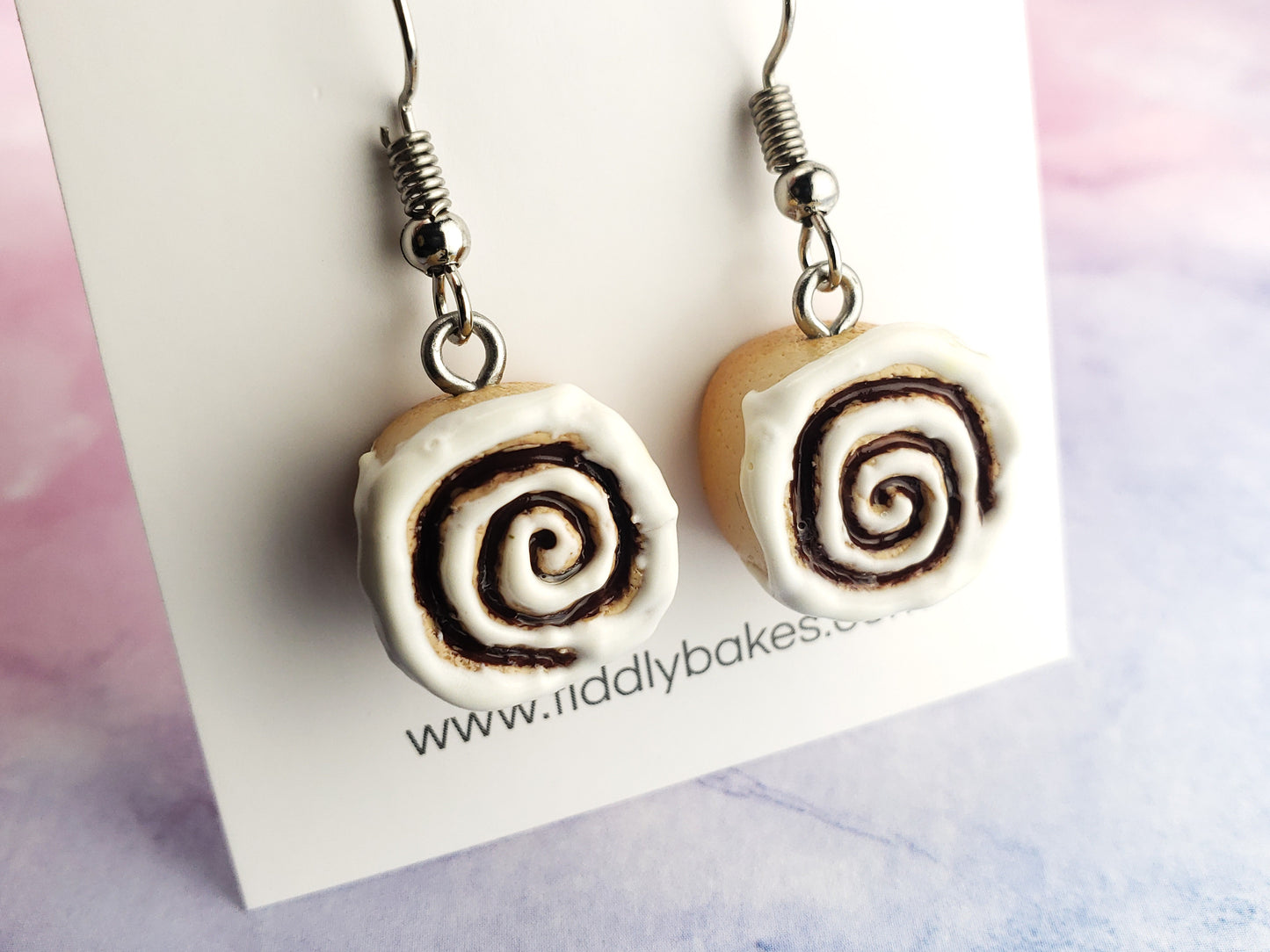 Cinnamon Roll Earrings