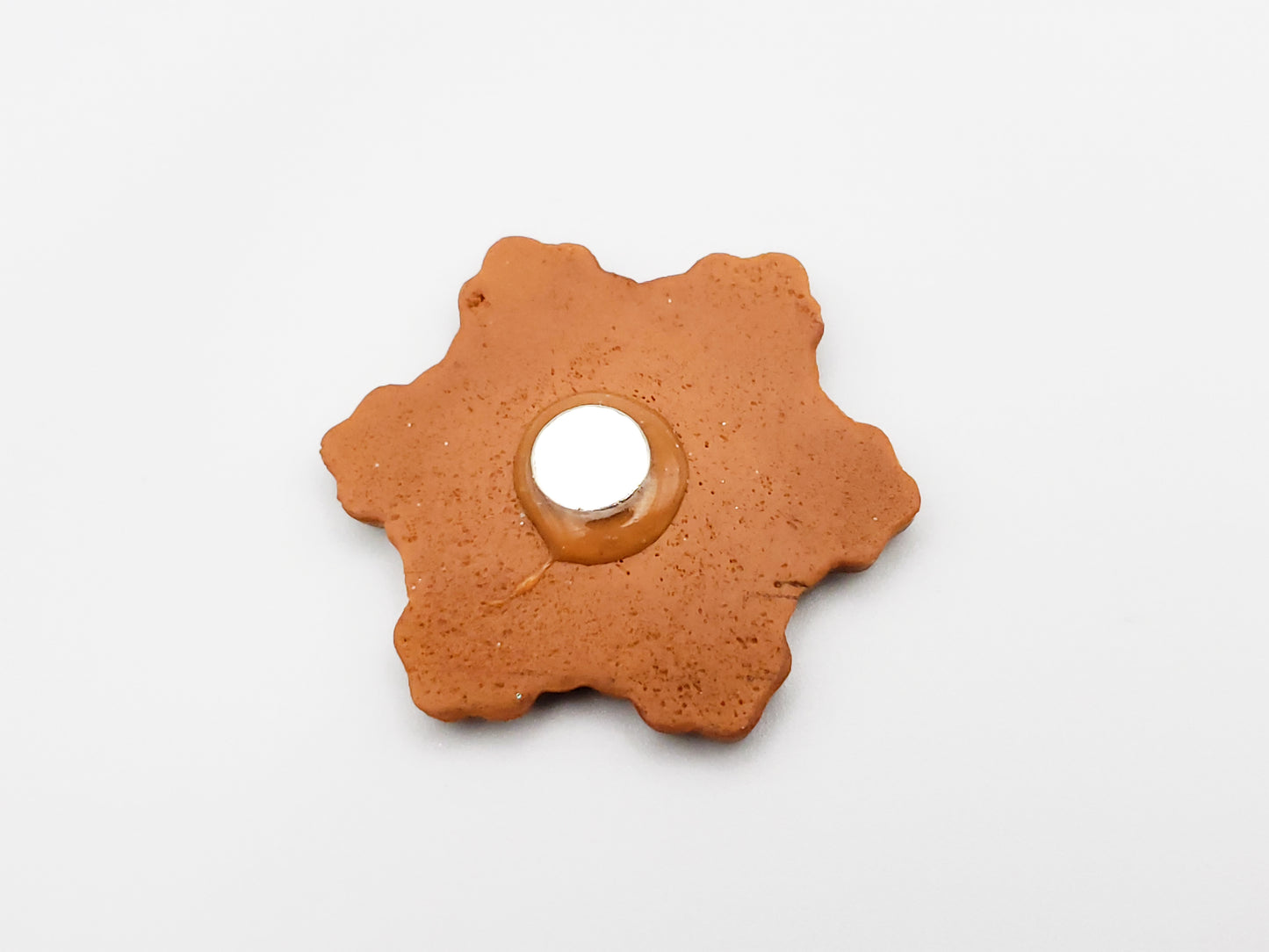 Gingerbread Snowflake Cookie Magnet