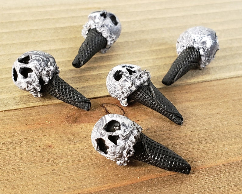 Skull Ice Cream Charm