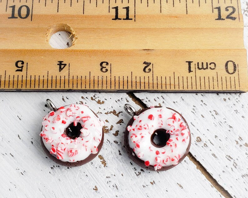 Peppermint Chocolate Donut Charm