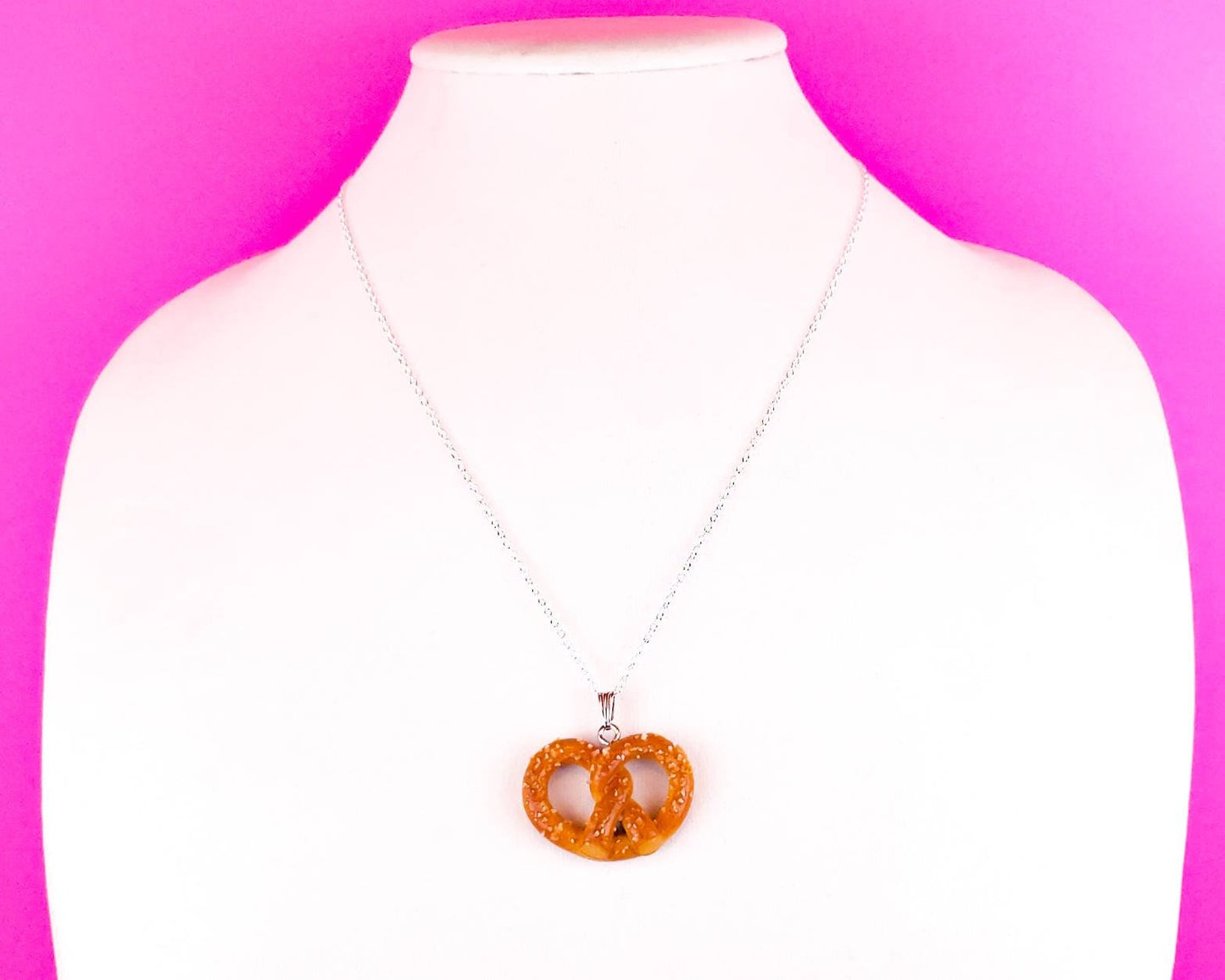 Salted Pretzel Necklace