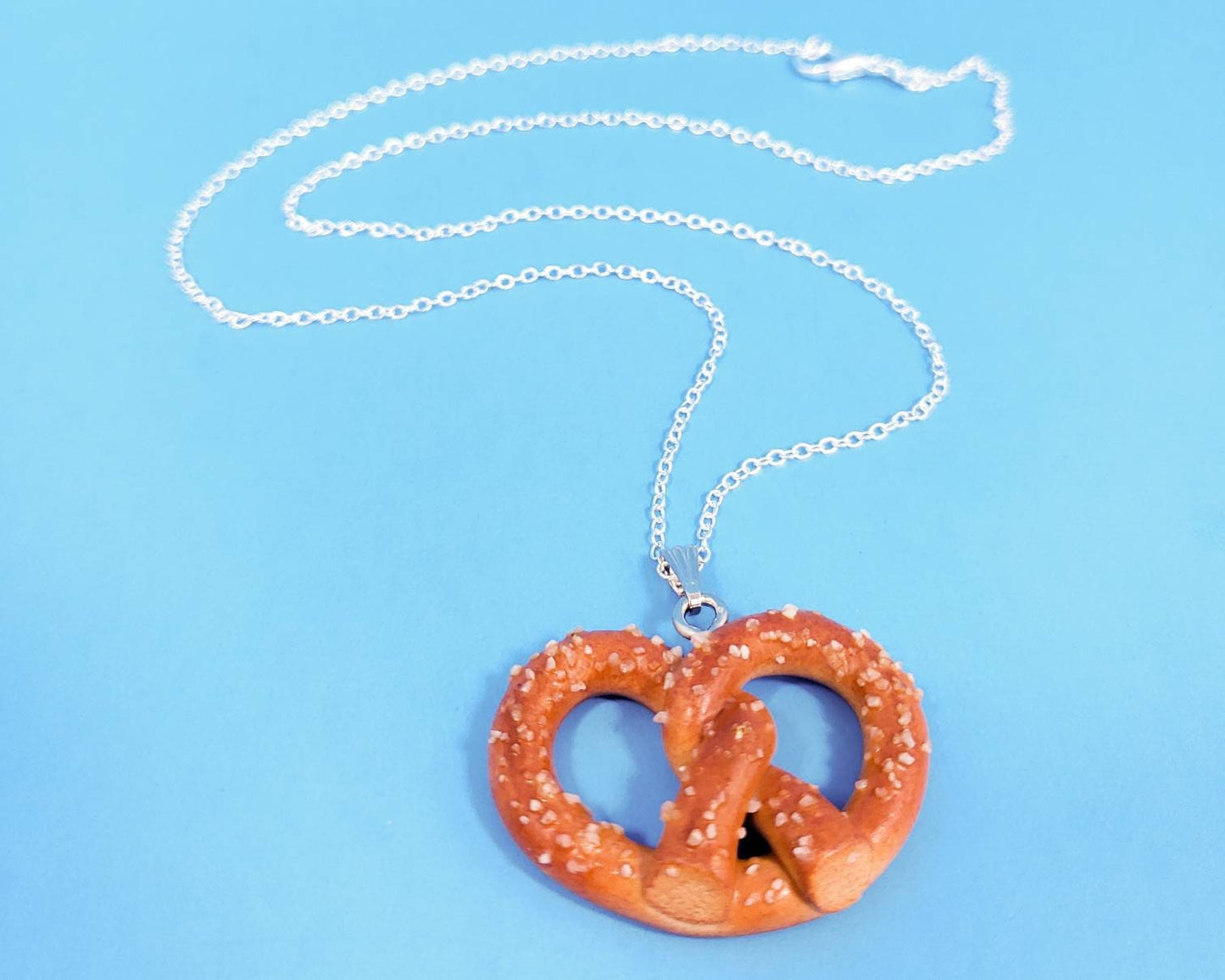 Salted Pretzel Necklace