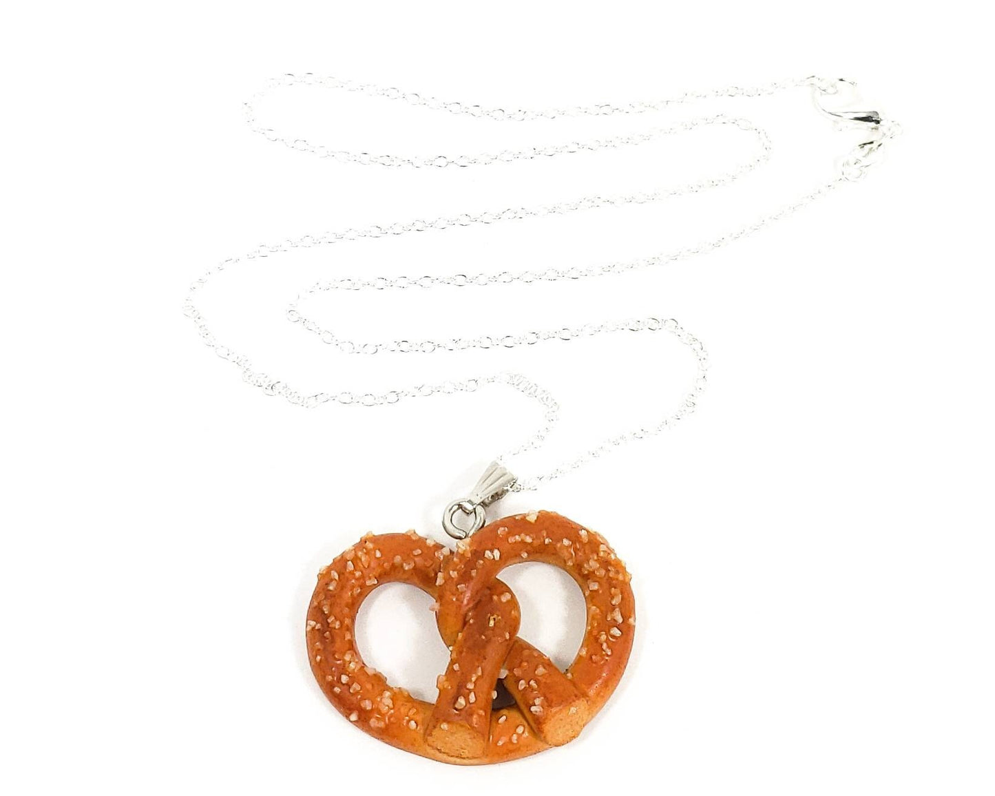 Salted Pretzel Necklace