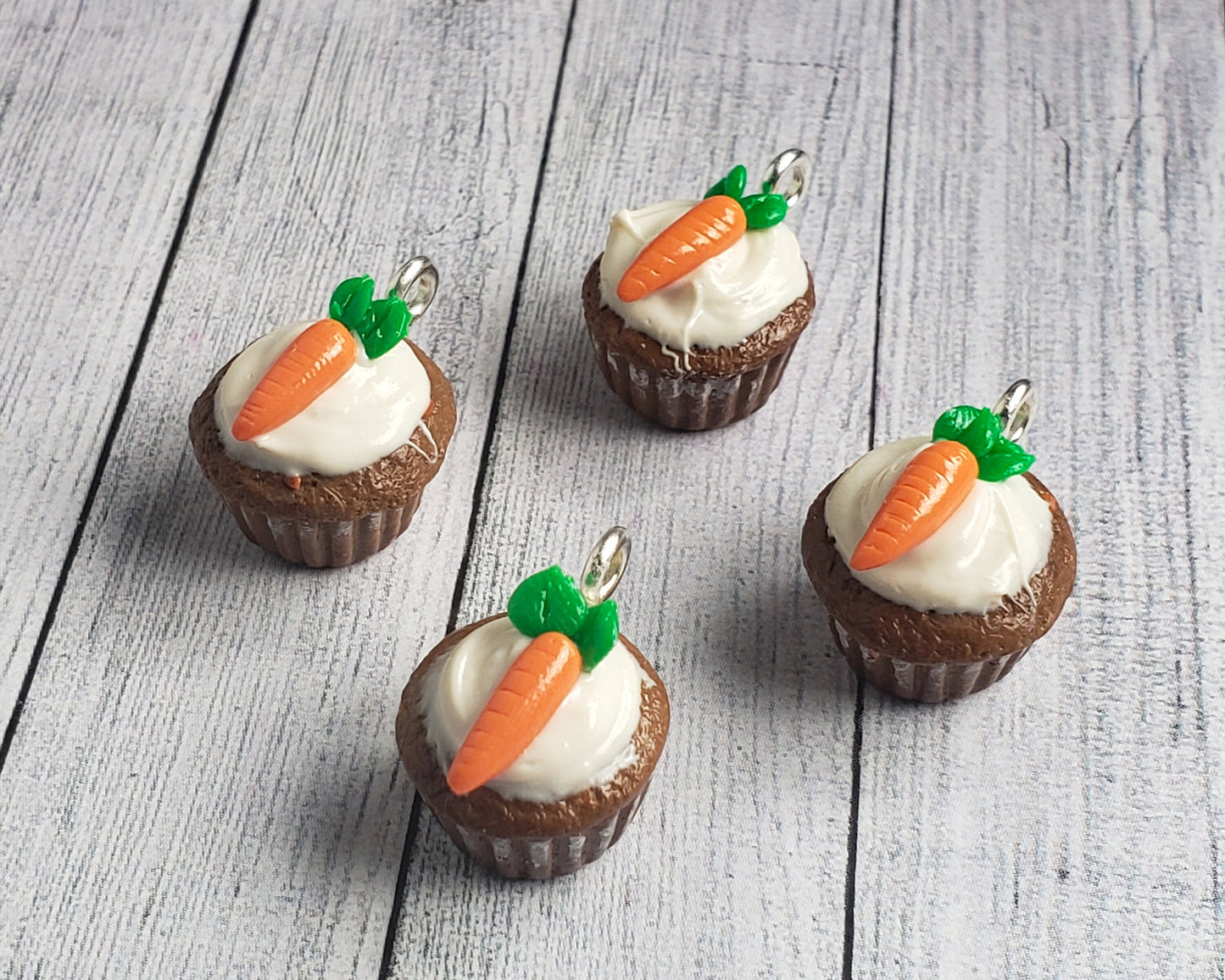 Carrot Cake Cupcake Charm