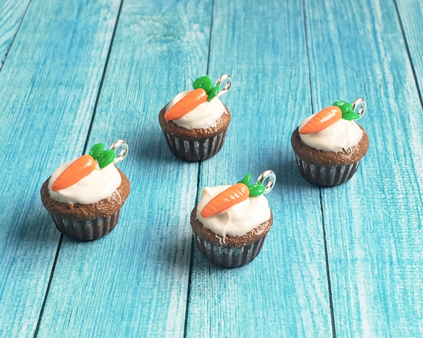 Carrot Cake Cupcake Charm