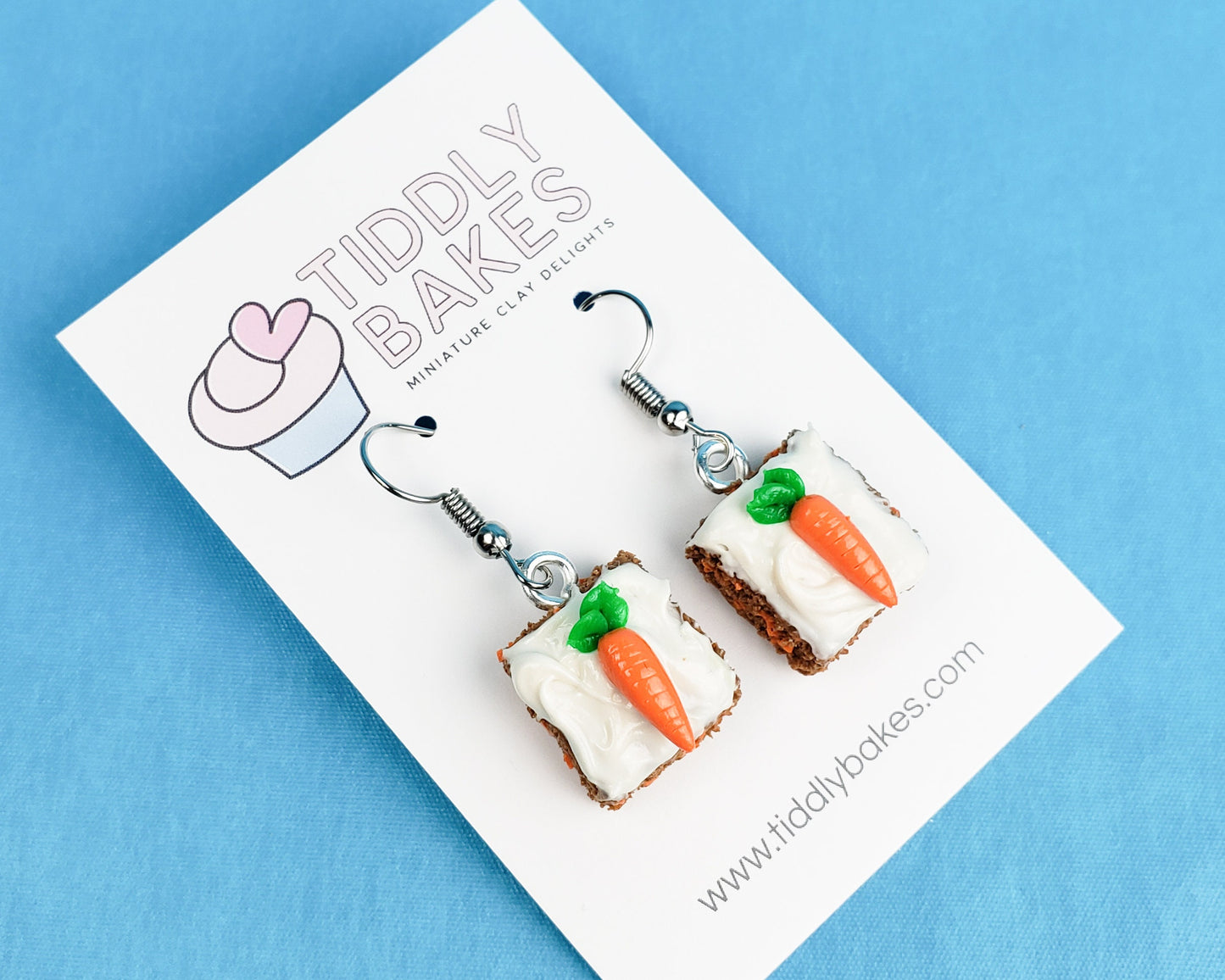 Carrot Cake Earrings