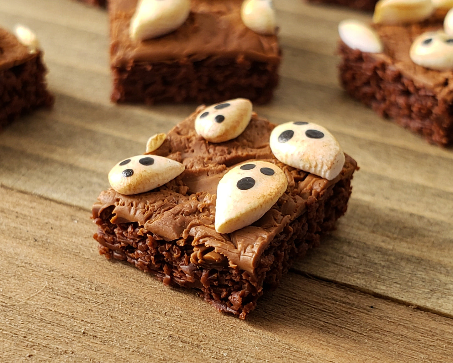 Marshmallow Ghost Brownie Charm