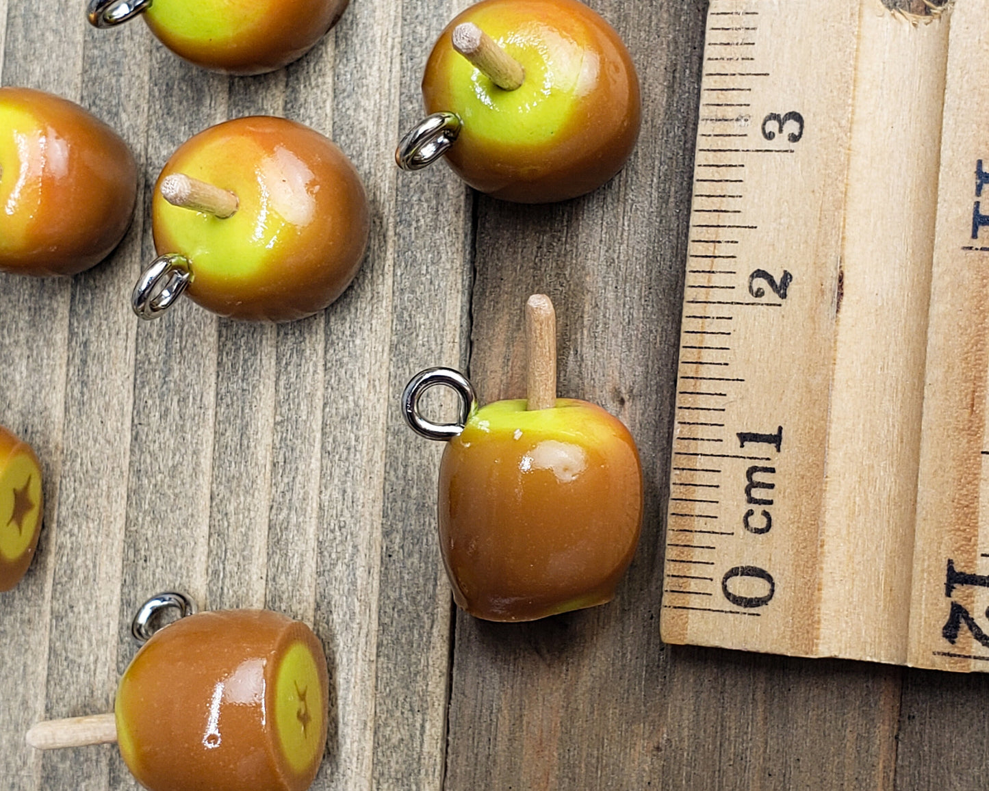 Caramel Apple Earrings