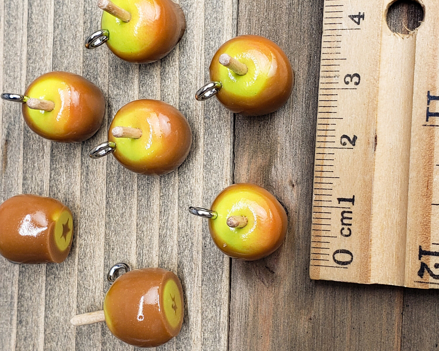 Caramel Apple Earrings