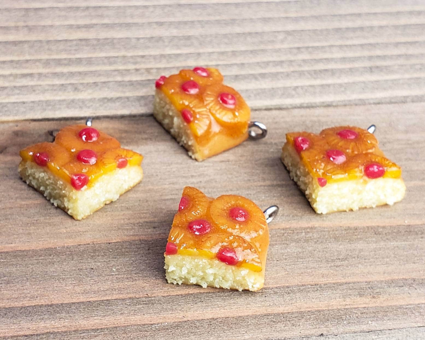 Pineapple Upside Down Cake Charm