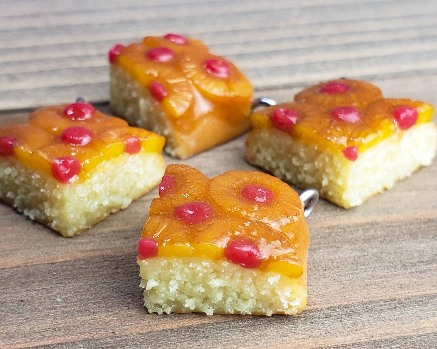 Pineapple Upside Down Cake Charm