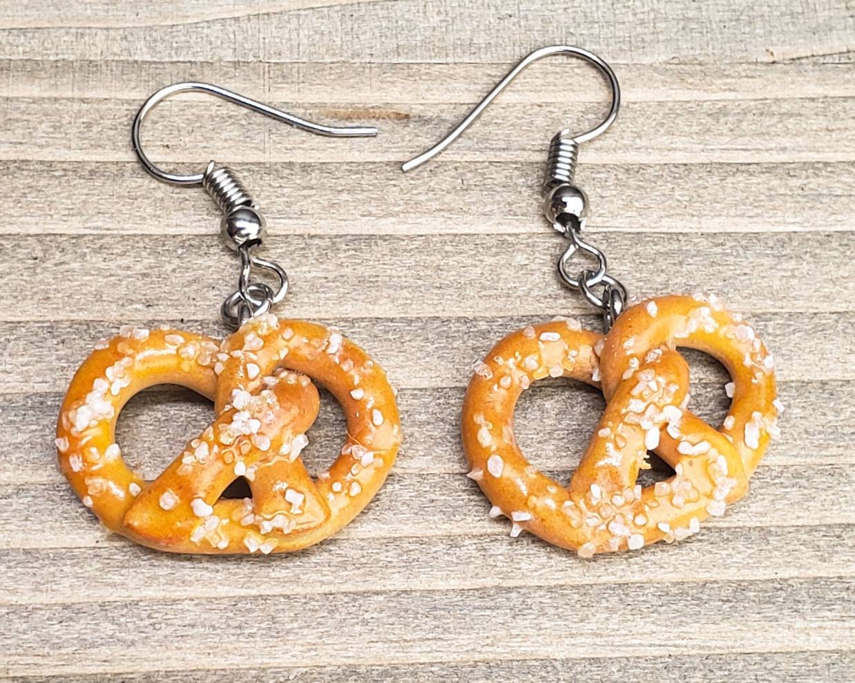 Salted Pretzel Earrings