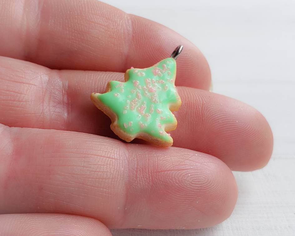 Christmas Tree Sugar Cookie Earrings