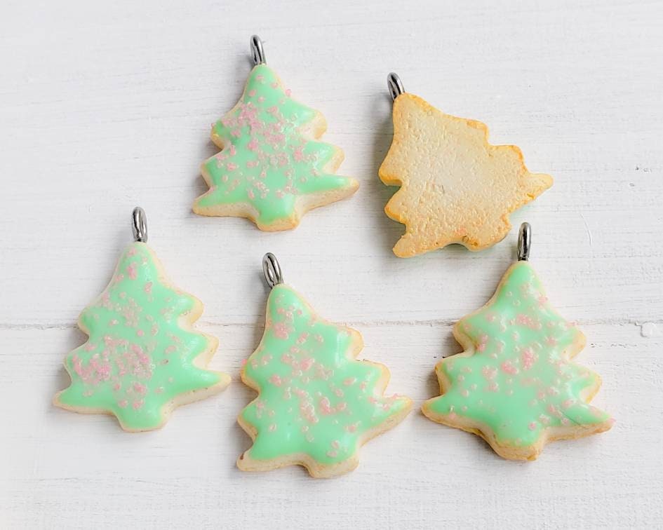 Christmas Tree Sugar Cookie Earrings