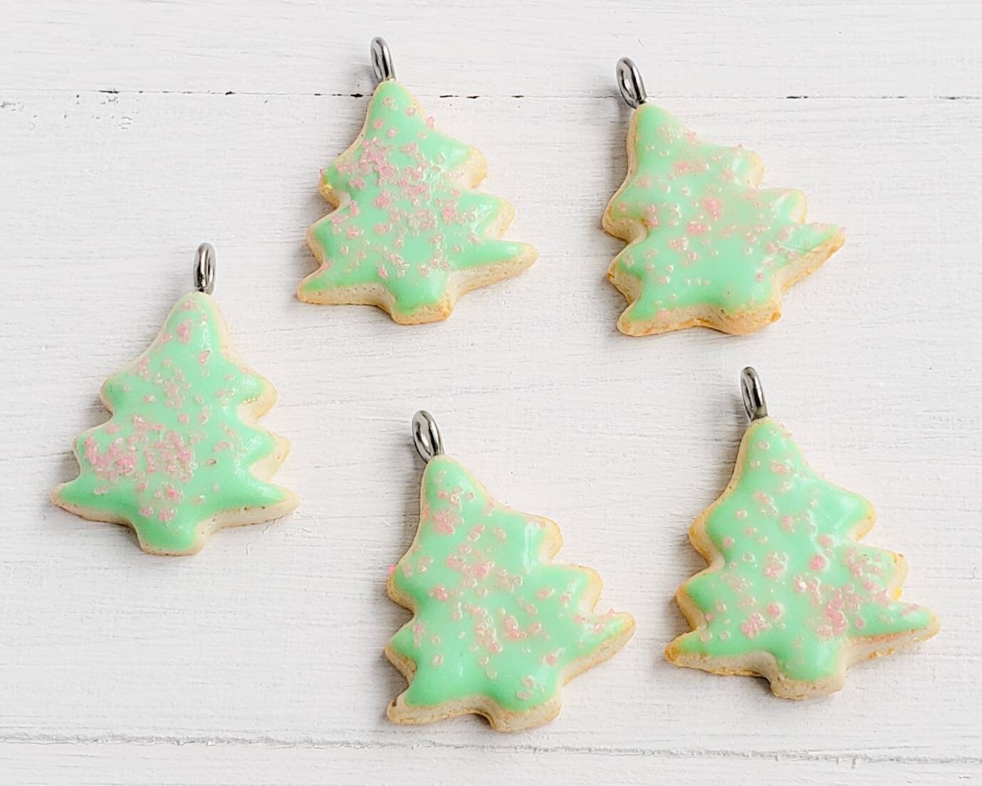 Christmas Tree Sugar Cookie Earrings
