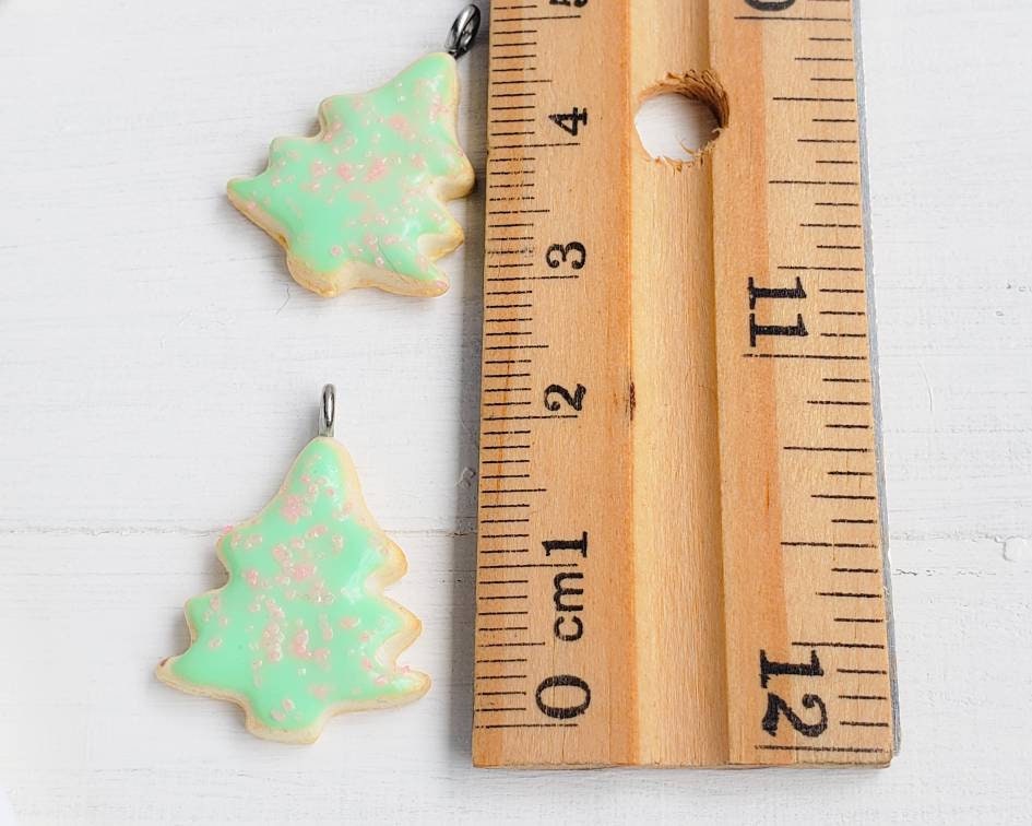 Christmas Tree Sugar Cookie Earrings