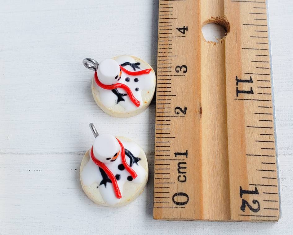 Melting Snowman Sugar Cookie Charm