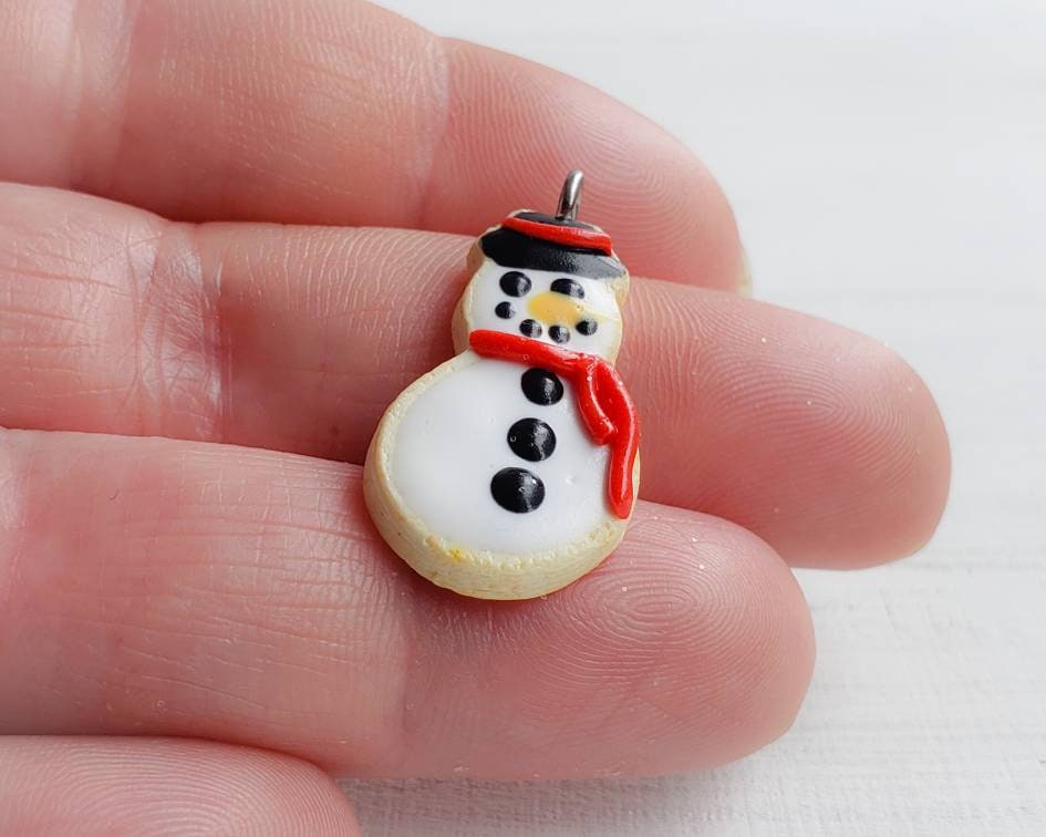 Snowman Sugar Cookie Charm