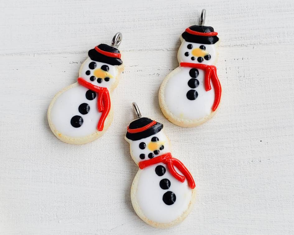 Snowman Sugar Cookie Charm