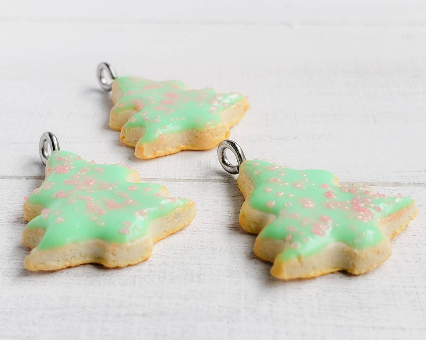 Christmas Tree Sugar Cookie Earrings