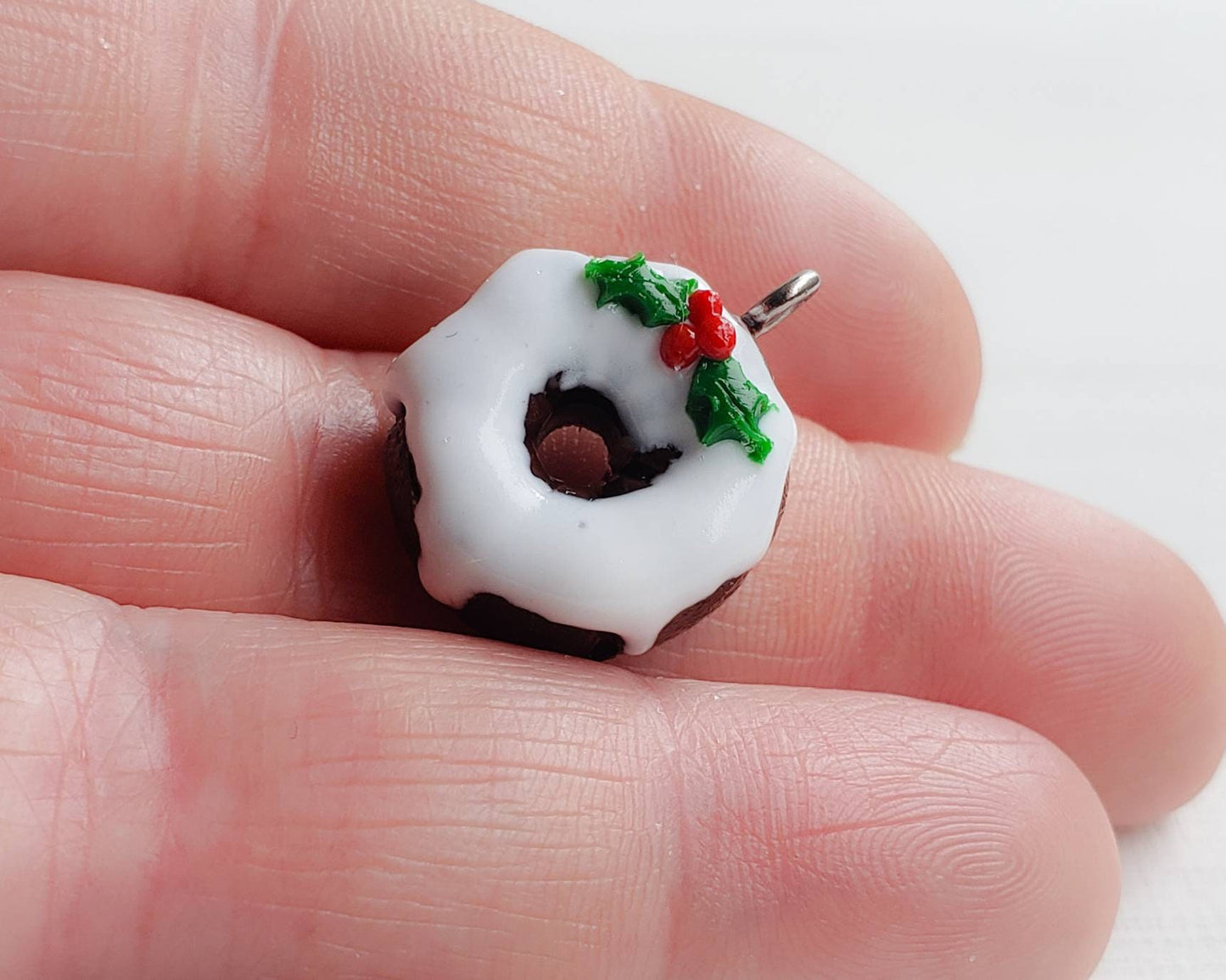 Christmas Chocolate Bundt Cake Earrings