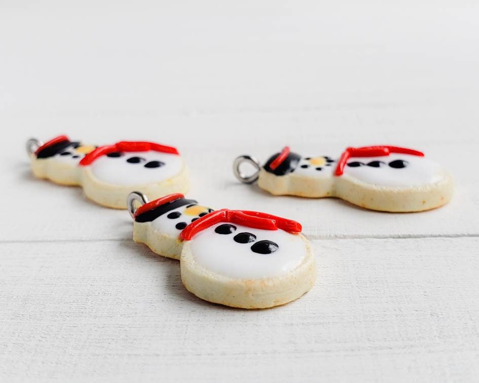 Snowman Sugar Cookie Charm