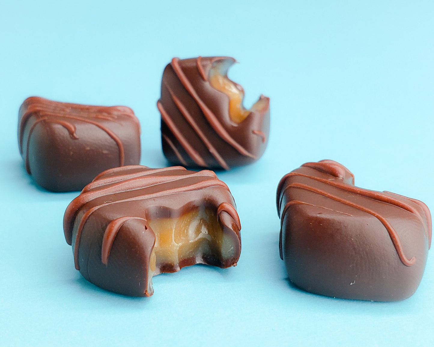 Chocolate Covered Caramel Stitch Marker Charm