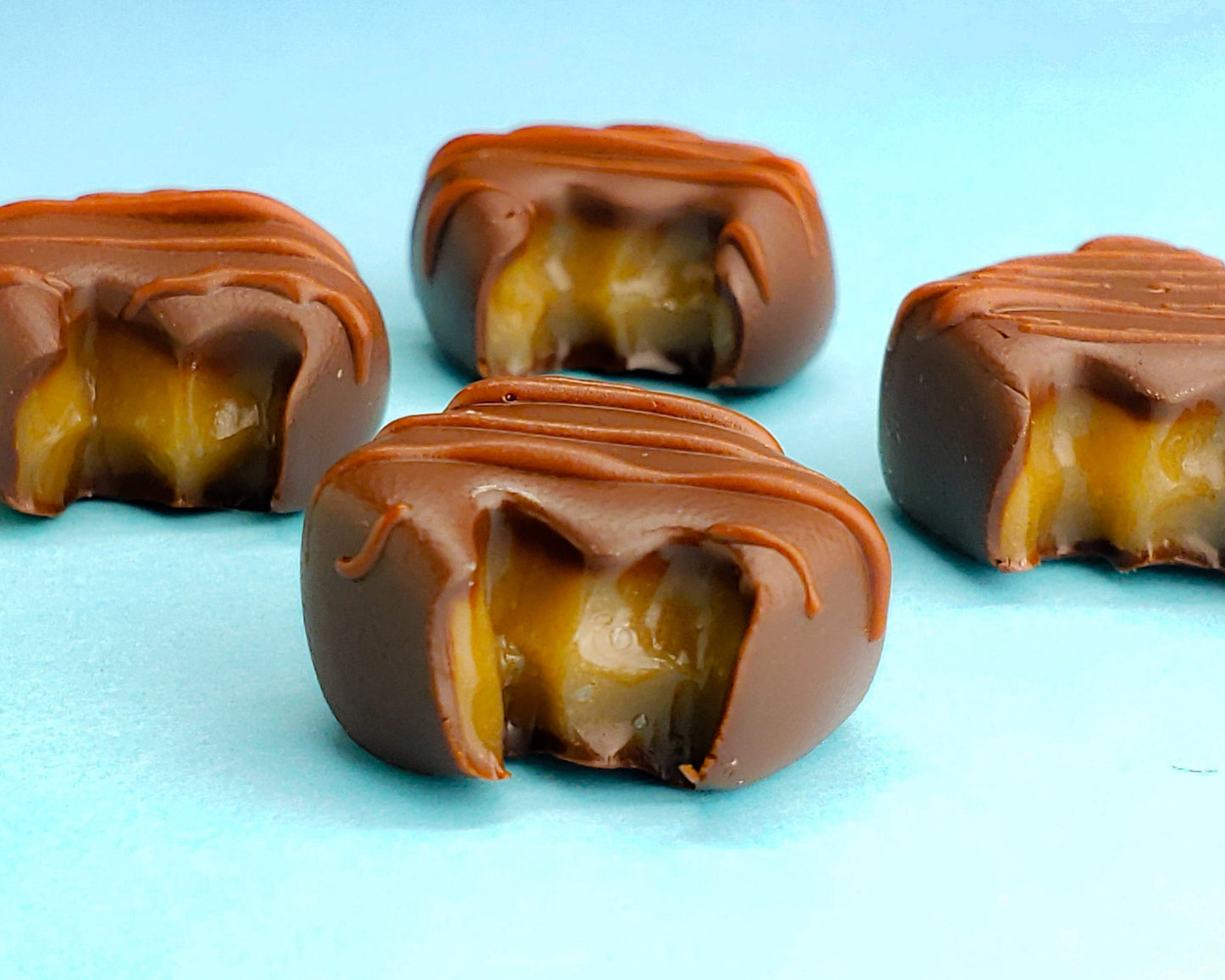 Chocolate Covered Caramel Stitch Marker Charm
