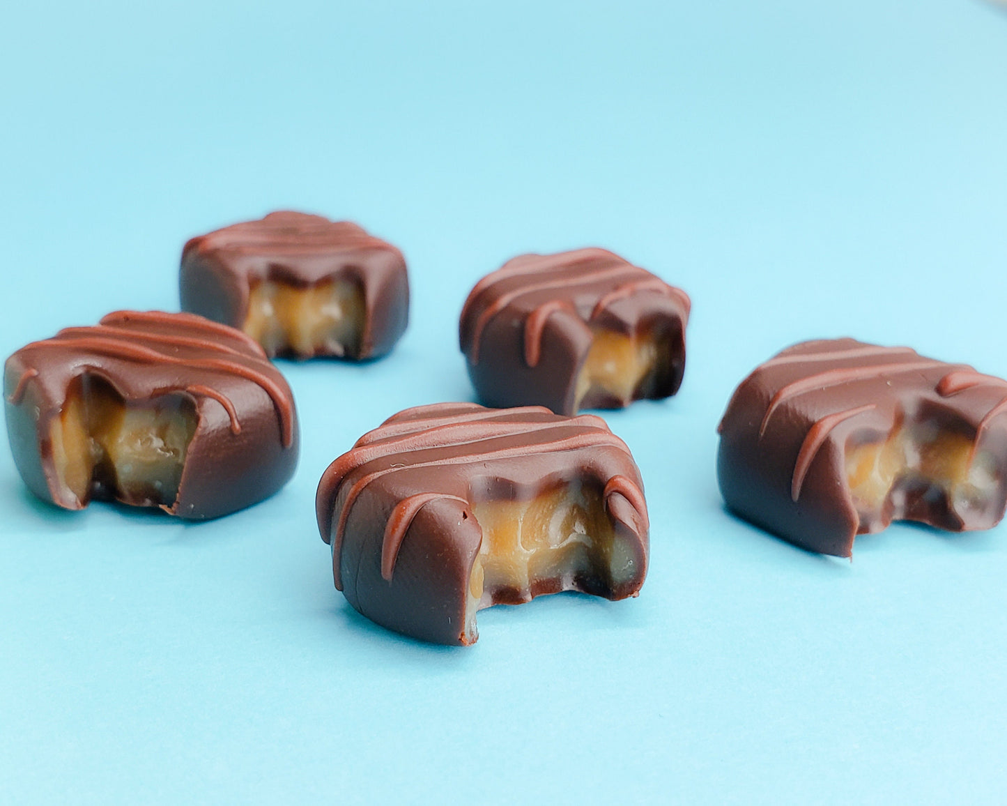 Chocolate Covered Caramel Stitch Marker Charm