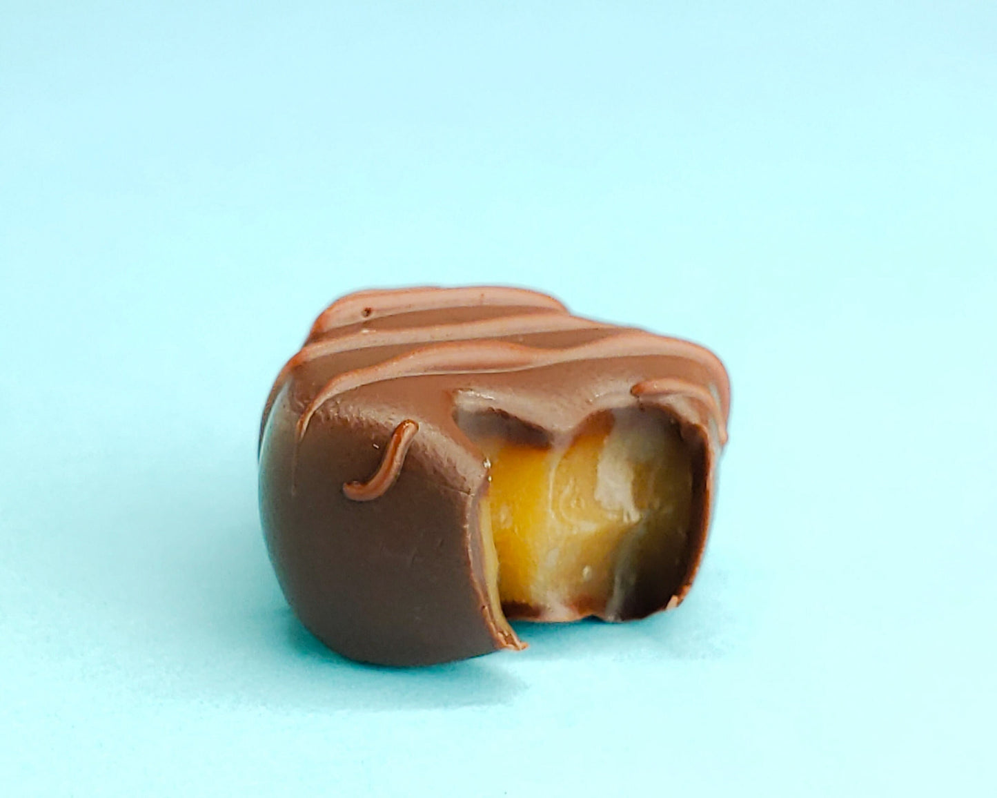 Chocolate Covered Caramel Stitch Marker Charm
