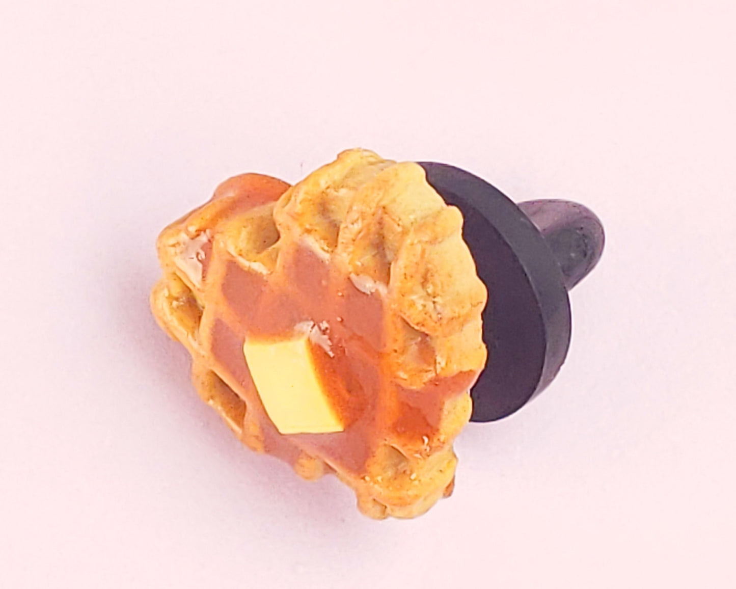 Heart Waffle Pin