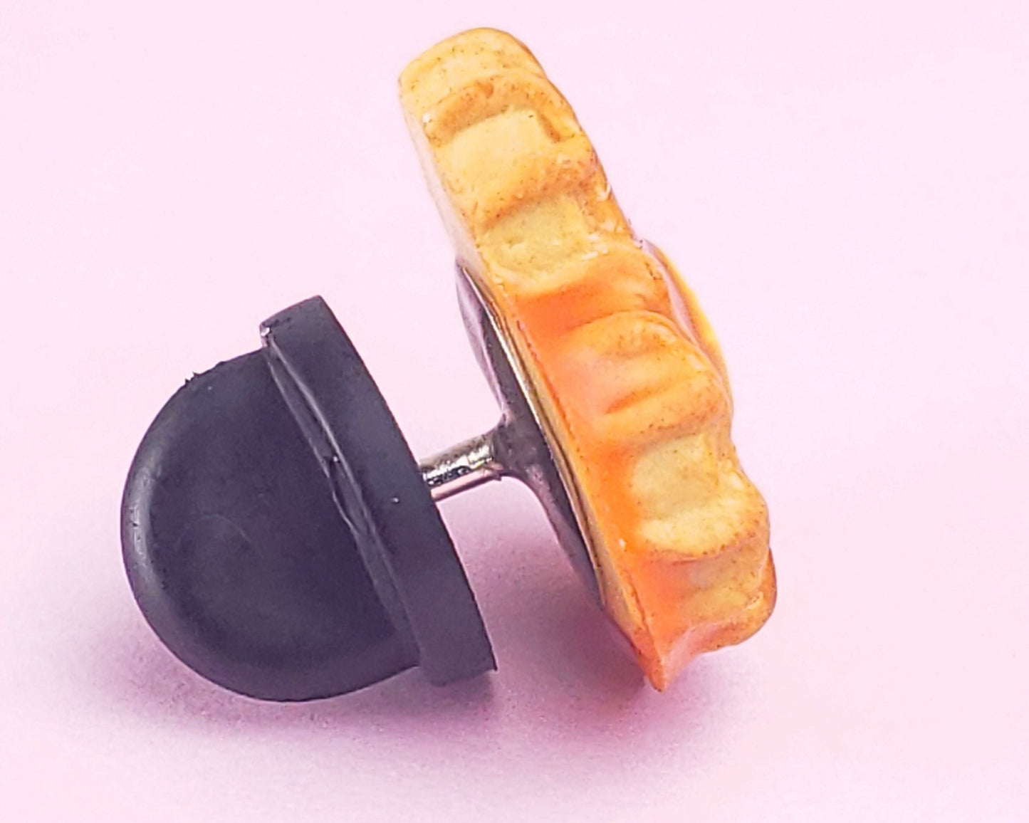 Heart Waffle Pin