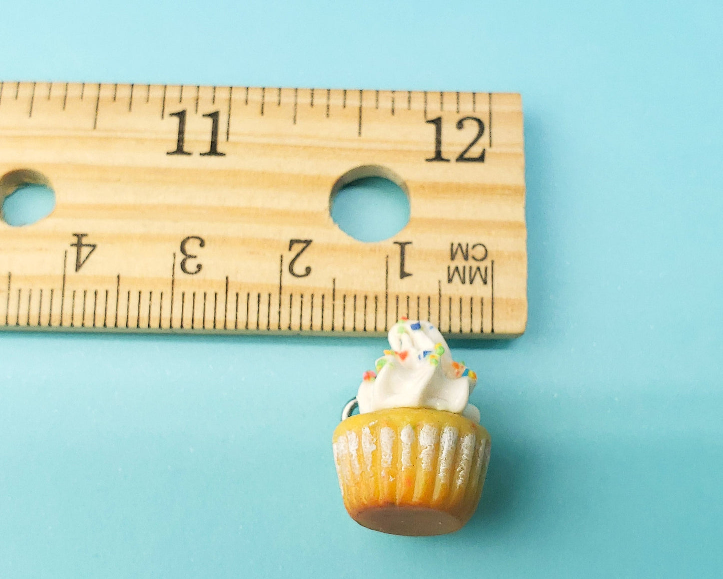 Confetti Cupcake Charm