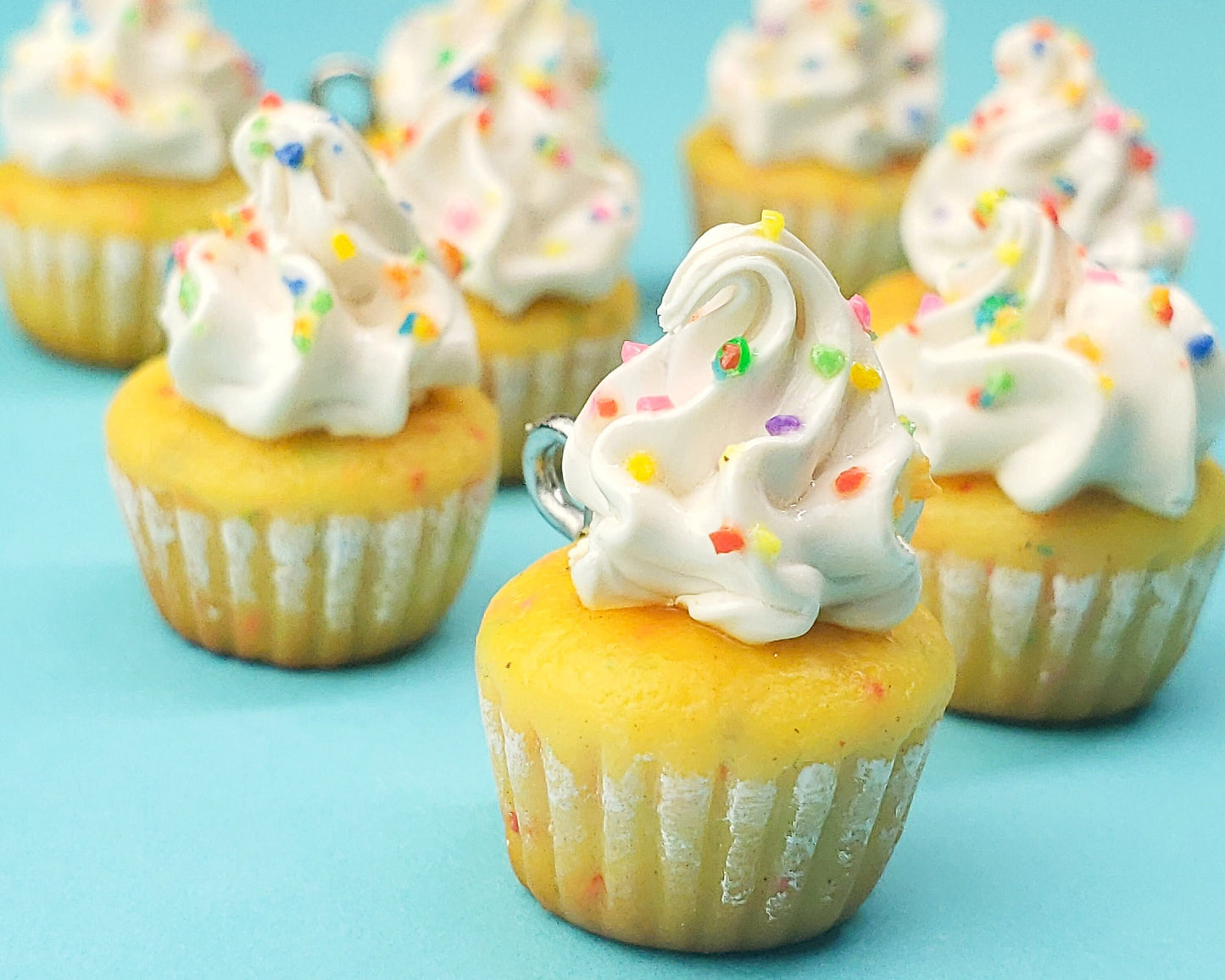 Confetti Cupcake Charm