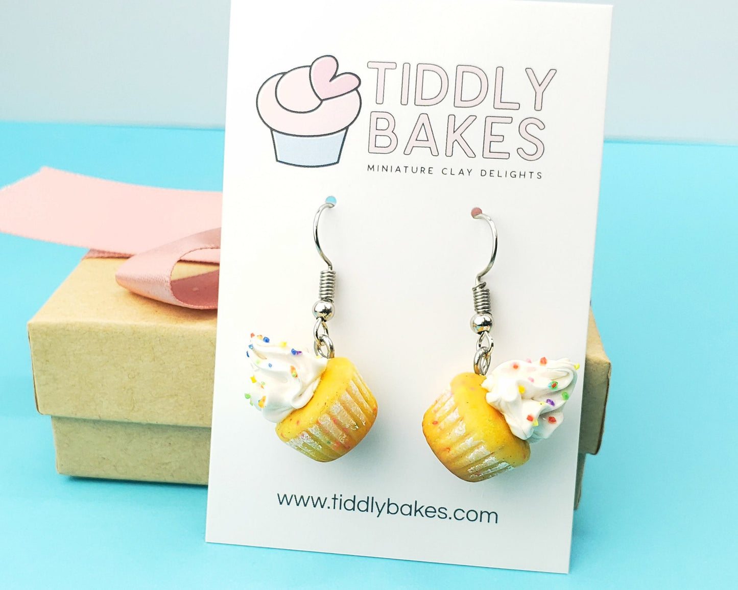 Confetti Cupcake Earrings