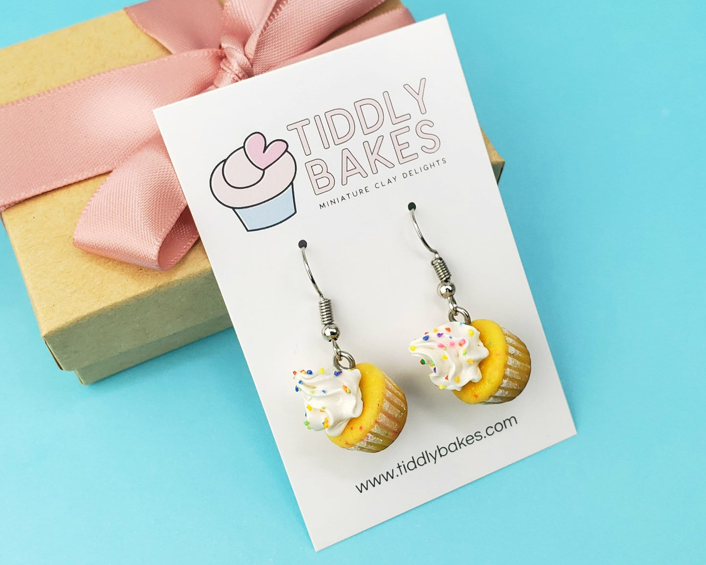 Confetti Cupcake Earrings