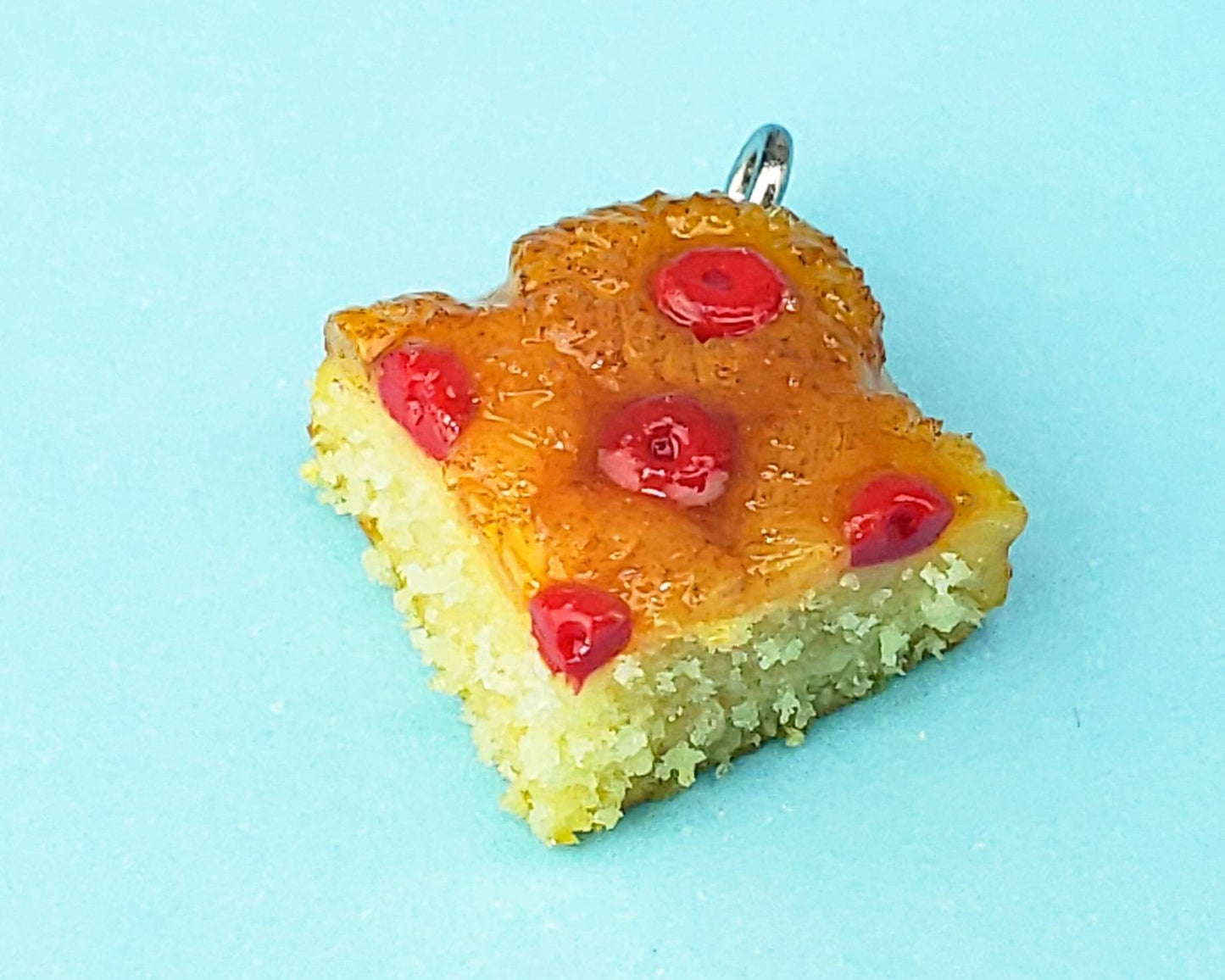 Pineapple Upside Down Cake Charm