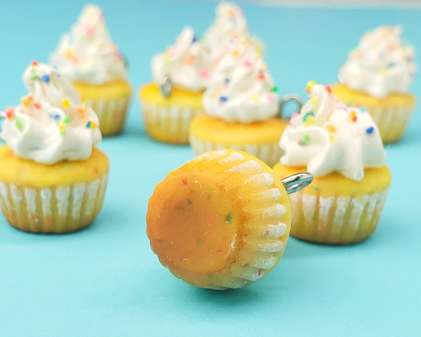 Confetti Cupcake Charm