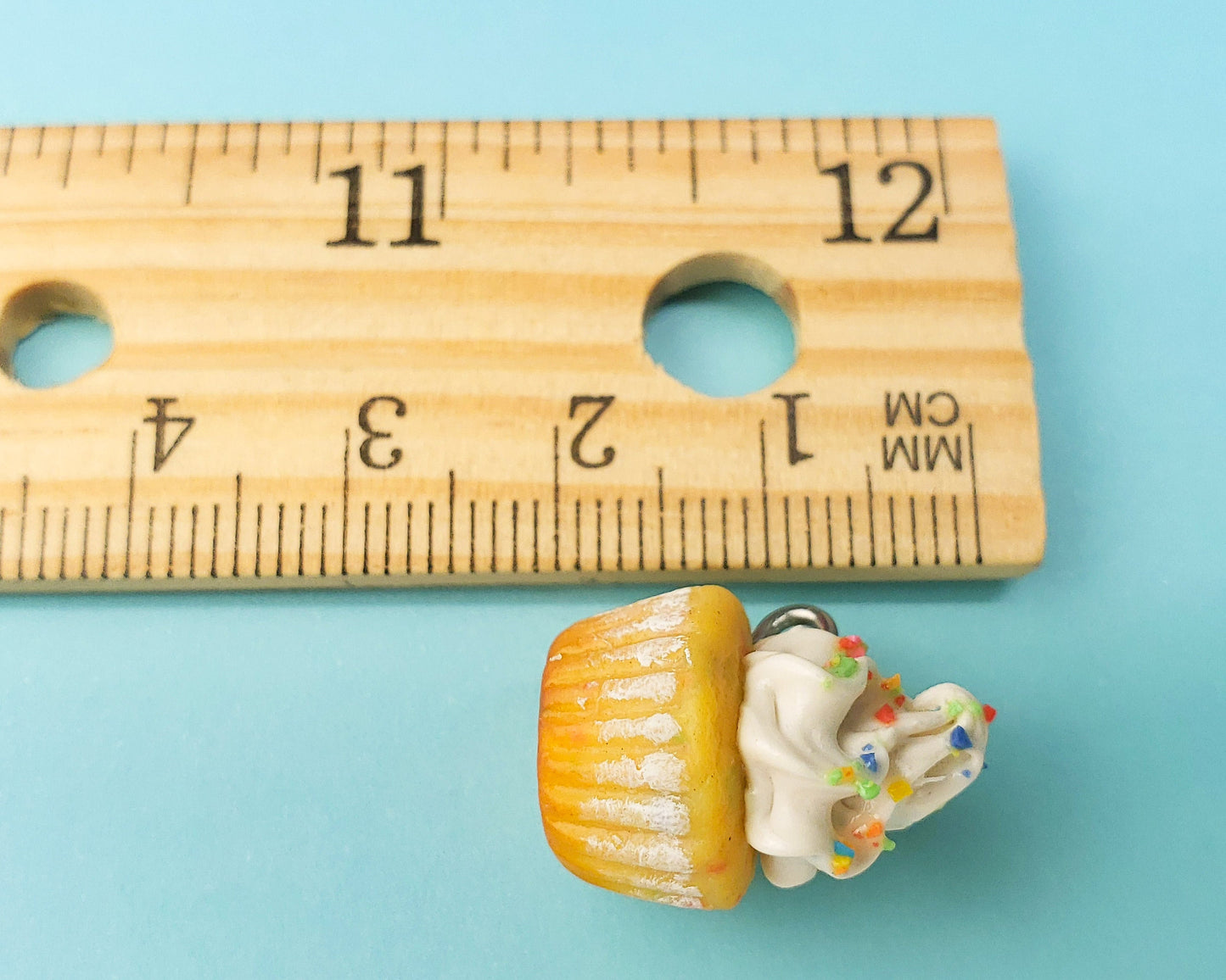 Confetti Cupcake Charm