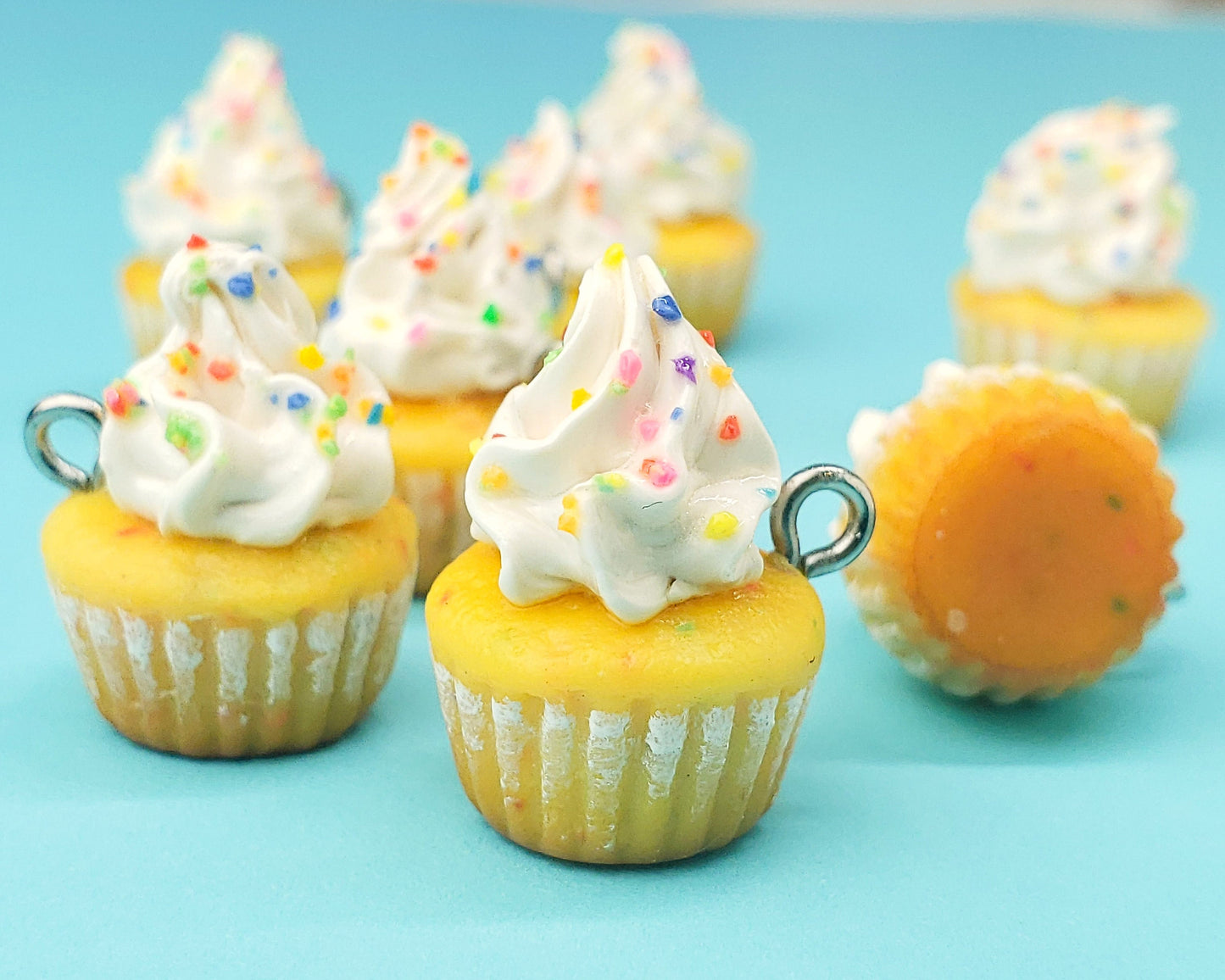 Confetti Cupcake Charm