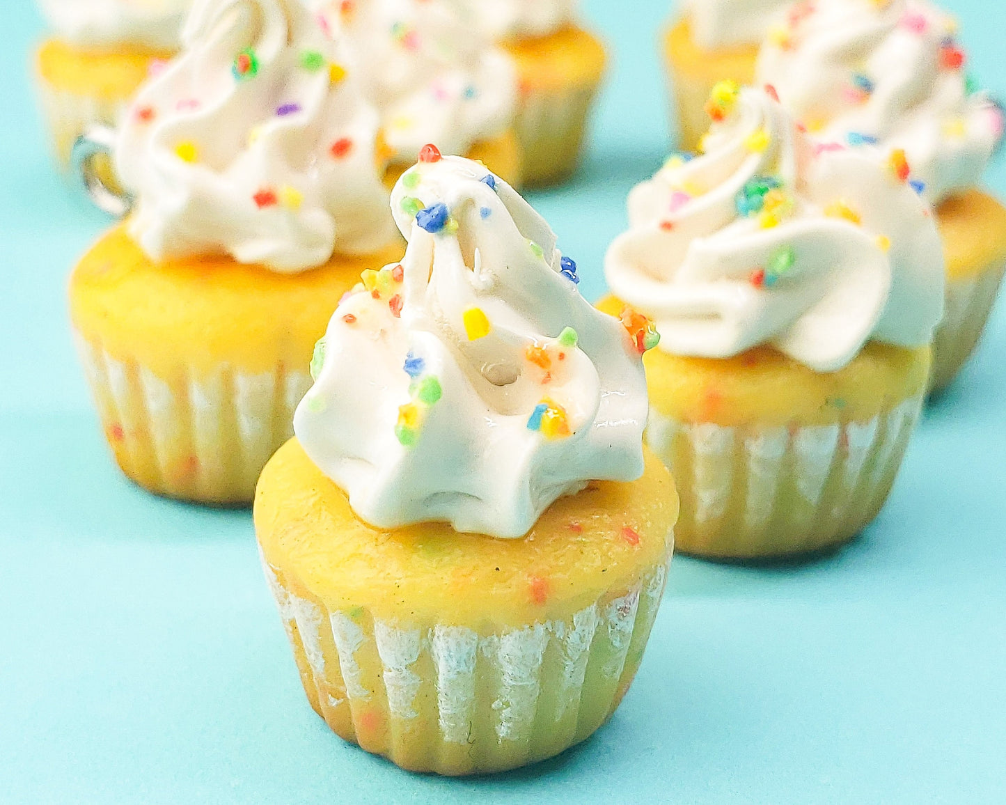 Confetti Cupcake Charm